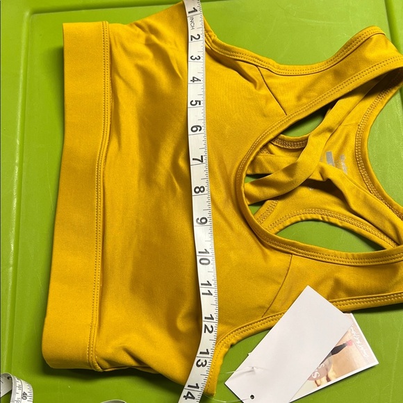 New! Shadow Sport medium mustard padded sports bra. - Picture 8 of 9